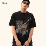 Save The Wood – Oversized Graphic T-Shirt