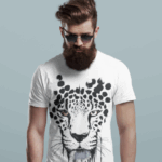 White Tiger  T-Shirt For Male
