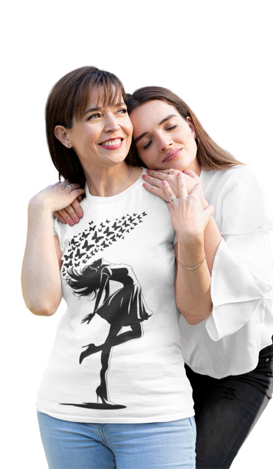 Independent Soul Butterfly Graphic Women’s T-Shirt – 180 GSM Premium Cotton (2)