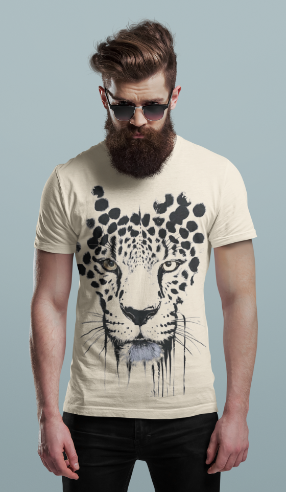 Inner Beast – Men's Graphic Leopard T-Shirt